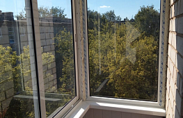 Остекление балкона холодной раздвижной алюминиевой системой Проведал. tab